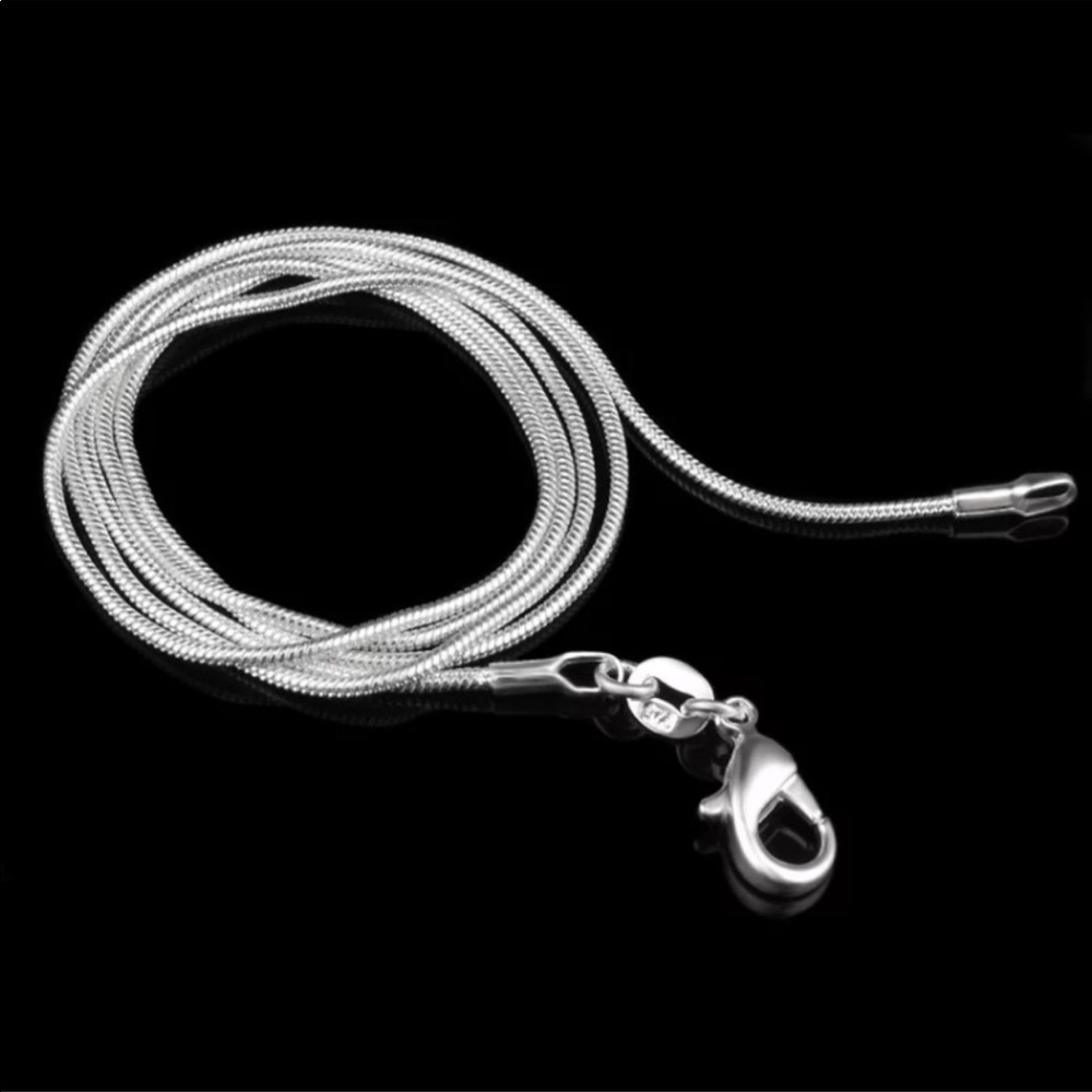 💎New 925 sterling silver  necklace chain 1mm